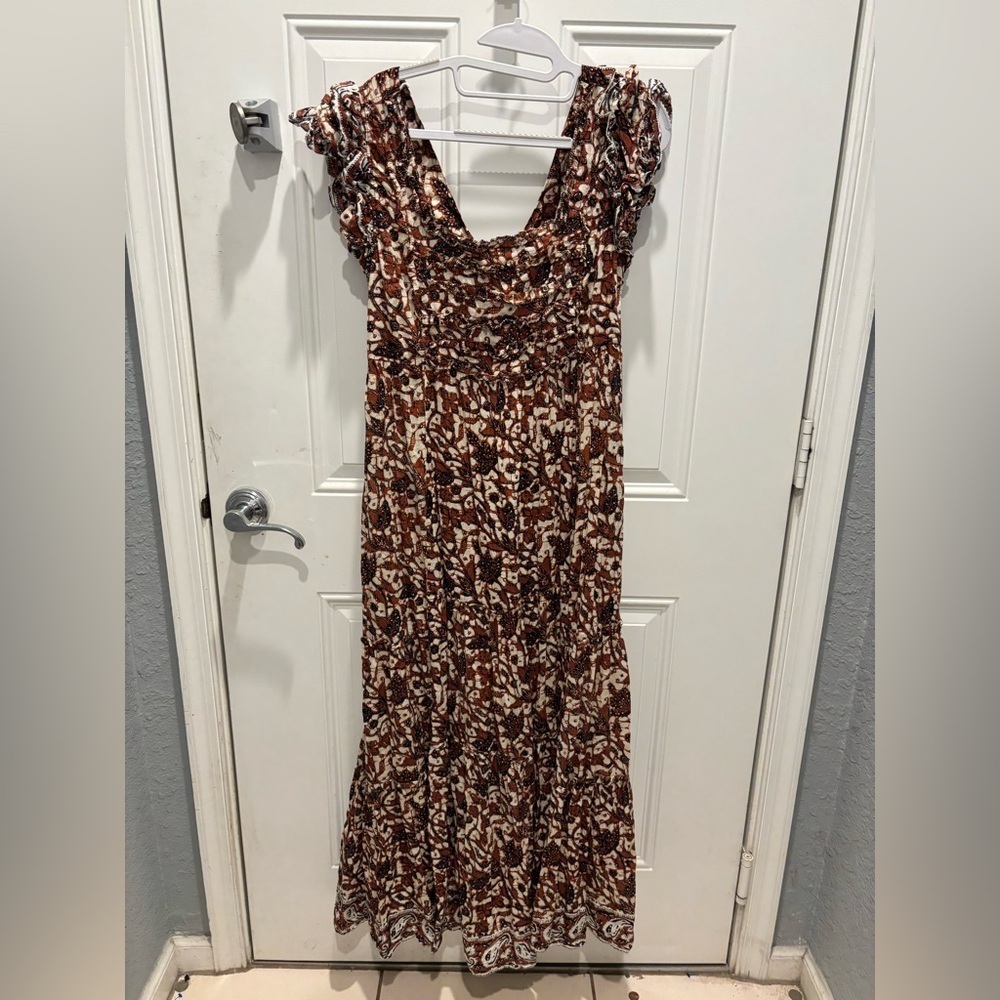 Love The Label by Anthropologie Mirabelle Ruffle Floral Maxi Dress - Picture 4 of 7